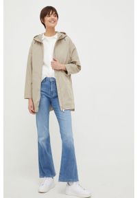 TOMMY HILFIGER - Tommy Hilfiger koszula lniana kolor biały relaxed z kołnierzykiem klasycznym. Typ kołnierza: kołnierzyk klasyczny. Kolor: biały. Materiał: len. Długość rękawa: krótki rękaw. Długość: krótkie. Styl: klasyczny #4