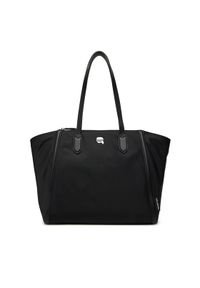 Karl Lagerfeld - KARL LAGERFELD Torebka A3W30117 Czarny. Kolor: czarny. Materiał: skórzane