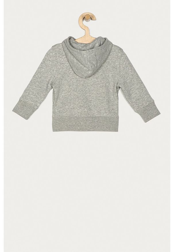 GAP - Bluza dziecięca 74-110 cm. Okazja: na co dzień. Typ kołnierza: kaptur. Kolor: szary. Styl: casual