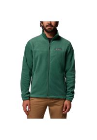 columbia - Bluza męska Columbia Steens Mountain 2.0 1476671375 - zielona. Kolor: zielony. Materiał: poliester, polar. Wzór: napisy, aplikacja, haft. Styl: klasyczny #1