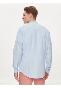 TOMMY HILFIGER - Tommy Hilfiger Koszula MW0MW34650 Błękitny Slim Fit. Kolor: niebieski. Materiał: bawełna #3