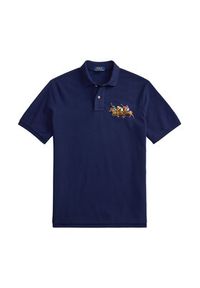 Polo Ralph Lauren Polo 710B14216003 Granatowy Regular Fit. Typ kołnierza: polo. Kolor: niebieski. Materiał: bawełna #6