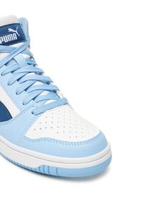 Puma Sneakersy Rebound V6 Mid Jr 393831 32 Biały. Kolor: biały. Materiał: skóra #4