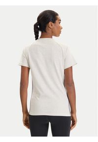Adidas - adidas T-Shirt Holiday 3-Stripes JM1880 Beżowy Slim Fit. Kolor: beżowy. Materiał: bawełna