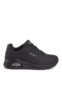 skechers - Skechers Sneakersy Uno-Stand On Air 73690/BBK Czarny. Kolor: czarny. Materiał: skóra #5