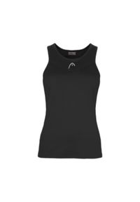 Damski tank top Head Easy Court. Kolor: czarny. Materiał: materiał. Sport: tenis