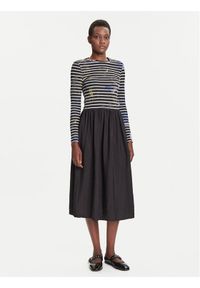 Desigual Sukienka codzienna Raya Hibrida 25WWVW15 Czarny Regular Fit. Okazja: na co dzień. Kolor: czarny. Materiał: syntetyk. Typ sukienki: proste. Styl: casual #1