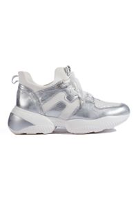 Weide Biało-srebrne Sneakersy białe. Kolor: biały #1