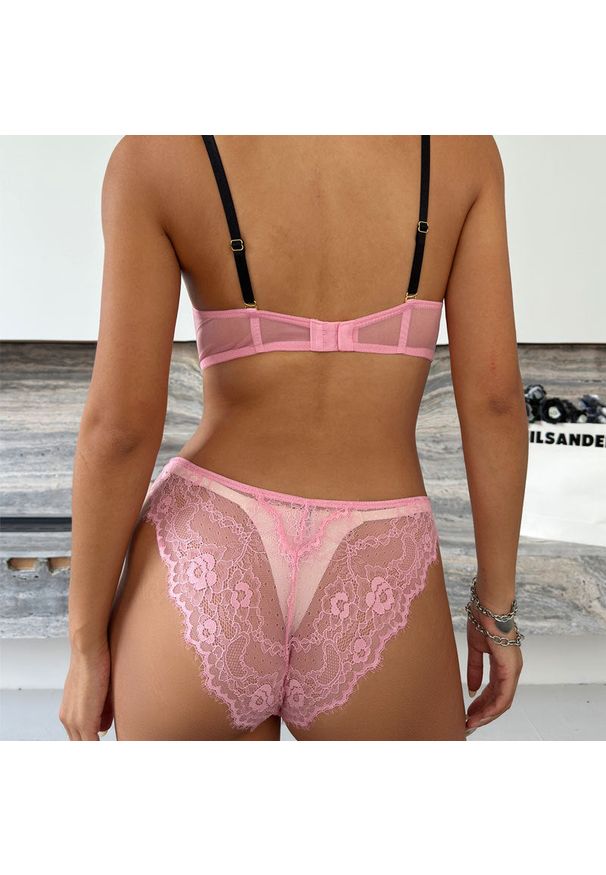 Intica - Biustonosz koronkowy z fiszbinami do codziennego noszenia i na specjalne okazje Tillie. Kolor: biały. Materiał: koronka. Rodzaj stanika: biustonosz z fiszbinami. Wzór: koronka