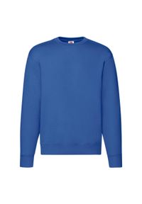 FRUIT OF THE LOOM - Męska Bluza Rozpinana Premium. Kolor: niebieski