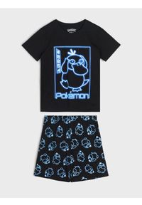 Sinsay - Piżama dwuczęściowa Pokémon - czarny. Kolor: czarny