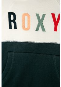Roxy - Bluza dziecięca 104-176 cm. Okazja: na co dzień. Typ kołnierza: bez kaptura. Kolor: niebieski. Materiał: bawełna, poliester, materiał, dzianina. Wzór: aplikacja. Styl: casual #2