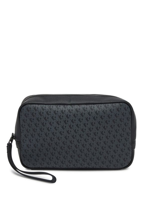 Calvin Klein Jeans Kosmetyczka Matte Aop Wash Bag Pu LV04G1052G Czarny. Kolor: czarny. Materiał: skóra