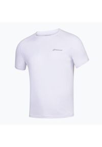 Koszulka dziecięca Babolat Play Crew Neck. Kolor: biały