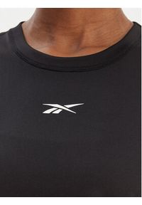 Reebok T-Shirt Essential RK25608CCW Czarny Regular Fit. Kolor: czarny. Materiał: syntetyk #6