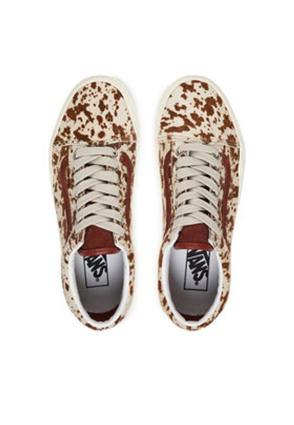 Vans Tenisówki Old Skool VN000D6WFSB1 Brązowy. Kolor: brązowy. Materiał: skóra, zamsz