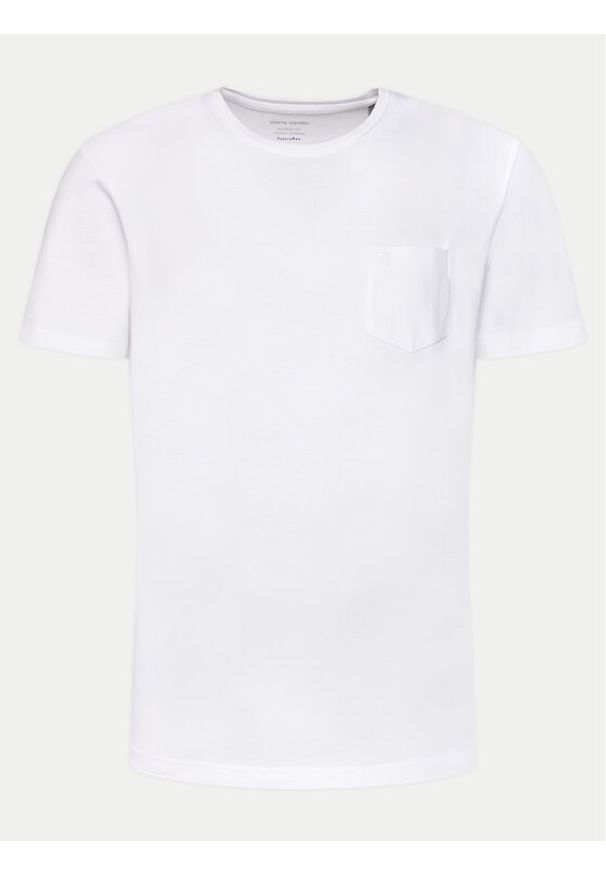 Pierre Cardin T-Shirt C5 21020.2079 Biały Regular Fit. Kolor: biały. Materiał: bawełna