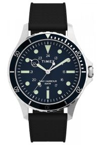 Timex - TIMEX PROMOCJA ZEGAREK NAVI TW2U55700. Rodzaj zegarka: analogowe. Materiał: materiał, skóra. Styl: młodzieżowy #1