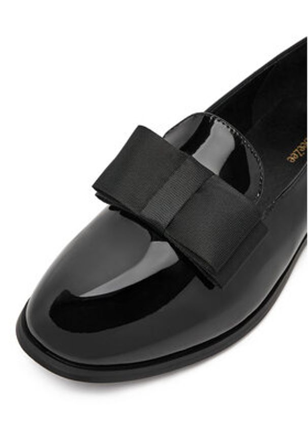DeeZee Loafersy 20232-1 Czarny. Kolor: czarny. Materiał: skóra
