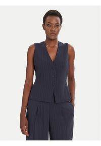 BOSS Kamizelka garniturowa Julinia 50548493 Granatowy Regular Fit. Kolor: niebieski. Materiał: wiskoza #1