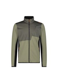 Bluza męska turystyczna CMP 34G1627. Kolor: zielony. Materiał: polar. Sport: turystyka piesza #1