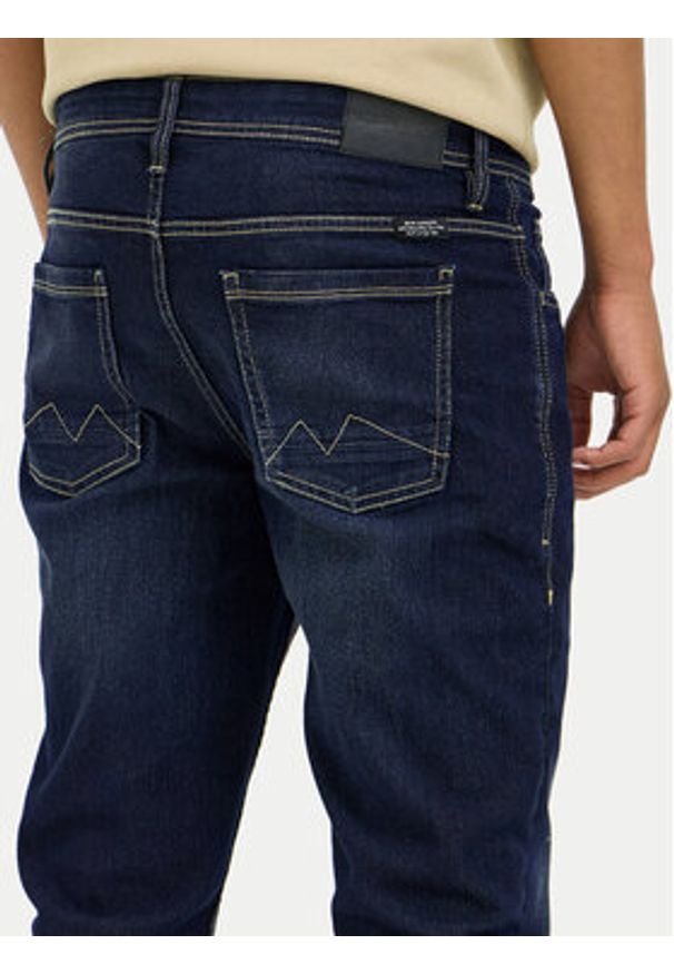 Blend Jeansy Twister 20715000 Granatowy Slim Fit. Kolor: niebieski