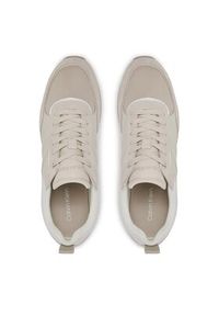 Calvin Klein Sneakersy Low Top Lace Up Mix HM0HM01280 Biały. Kolor: biały #4