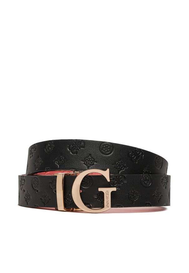 Guess Pasek Damski Arlena Logo (PG) Belts BW9159 P4330 Czarny. Kolor: czarny