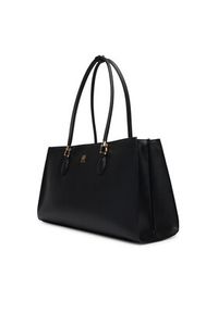 TOMMY HILFIGER - Tommy Hilfiger Torebka Th Grace Satchel AW0AW18750 Czarny. Kolor: czarny. Materiał: skórzane #2