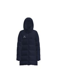 ERIMA - Damska długa kurtka Erima. Kolor: niebieski. Materiał: puch. Długość: długie #1