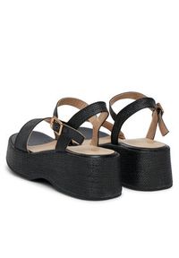 DeeZee Sandały DXJ220515 Czarny. Kolor: czarny. Materiał: materiał