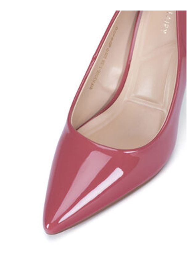 Jenny Fairy Szpilki WFA3006-1 Różowy. Kolor: różowy. Materiał: skóra. Obcas: na szpilce