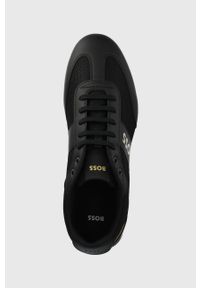 BOSS buty Rusham 50470180.007 kolor czarny. Zapięcie: sznurówki. Kolor: czarny. Materiał: guma #2