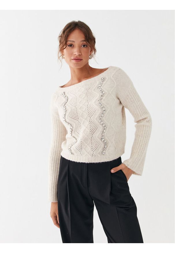 Sweter Liu Jo. Kolor: beżowy