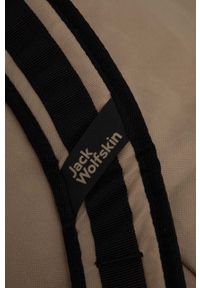 Jack Wolfskin torba kolor beżowy. Kolor: beżowy. Materiał: materiał #2