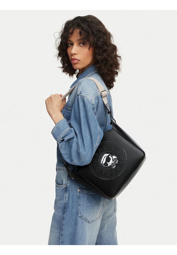 Karl Lagerfeld - KARL LAGERFELD Torebka B2W30078 Czarny. Kolor: czarny. Materiał: skórzane