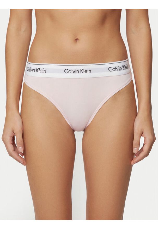 Calvin Klein Underwear Stringi LV00QF8518 Różowy. Kolor: różowy