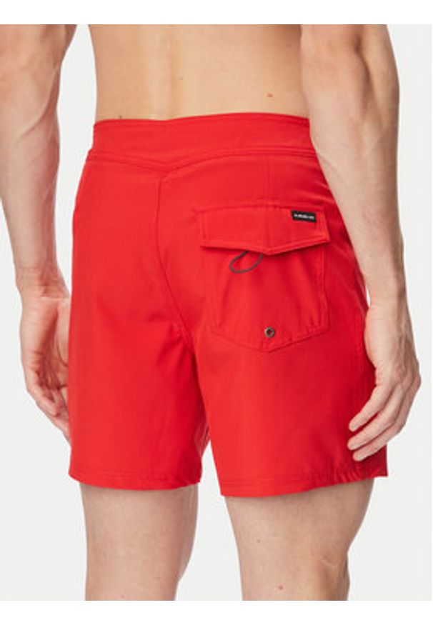 Quiksilver Szorty kąpielowe Surfsilk Kaimana 16 EQYBS04891 Czerwony Regular Fit. Kolor: czerwony. Materiał: syntetyk