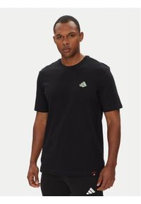 Adidas - adidas T-Shirt Mini Pizza Graphic JM6483 Czarny Regular Fit. Kolor: czarny. Materiał: bawełna #1