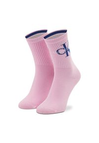 Calvin Klein Jeans Skarpety wysokie damskie 701218750 Różowy. Kolor: różowy. Materiał: materiał #1