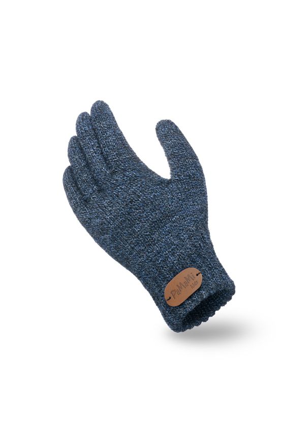 Rękawiczki dziecięce PaMaMi - Granatowa mulina. Kolor: niebieski. Materiał: poliamid, akryl. Sezon: zima