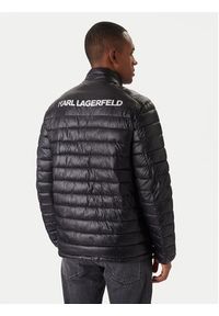 Karl Lagerfeld - KARL LAGERFELD Kurtka przejściowa Blouson 505400 554590 Czarny Regular Fit. Typ kołnierza: dekolt w karo. Kolor: czarny. Materiał: syntetyk #2