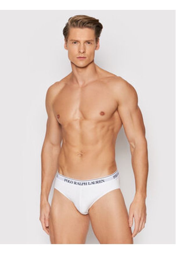 Polo Ralph Lauren Komplet 3 par slipów 714835884001 Biały. Kolor: biały. Materiał: bawełna
