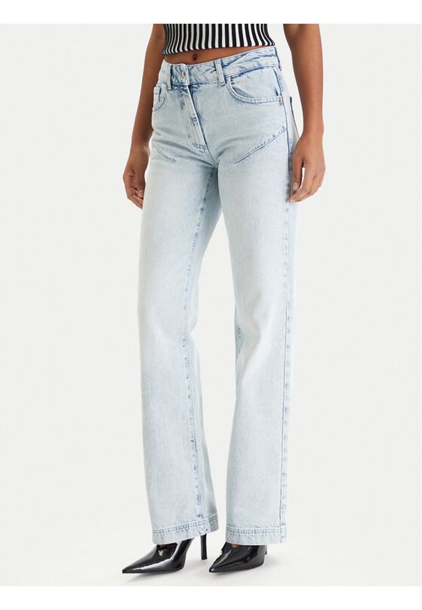 Patrizia Pepe Jeansy 8P0805/D1WZB-CB01 Niebieski Regular Fit. Kolor: niebieski