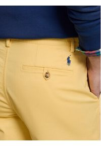 Polo Ralph Lauren Szorty materiałowe 710799213011 Żółty Slim Fit. Kolor: żółty. Materiał: bawełna
