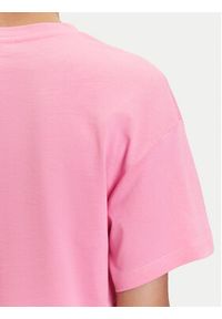 Marc O'Polo Denim T-Shirt 500 0006 825 Różowy Relaxed Fit. Typ kołnierza: polo. Kolor: różowy. Materiał: bawełna #5
