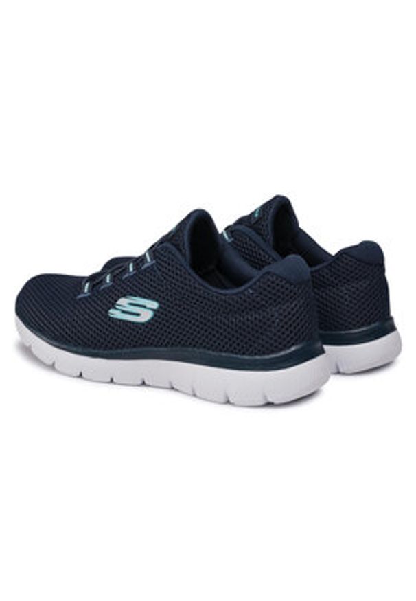 skechers - Skechers Sneakersy Quick Lapse 12985/NVLB Granatowy. Kolor: niebieski. Materiał: materiał