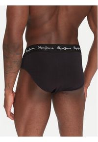 Pepe Jeans Komplet 3 par slipów PMU10988 Czarny. Kolor: czarny. Materiał: bawełna #6