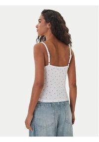 Guess Jeans Top W6GPB5 KH172 Biały Regular Fit. Kolor: biały. Materiał: syntetyk #2