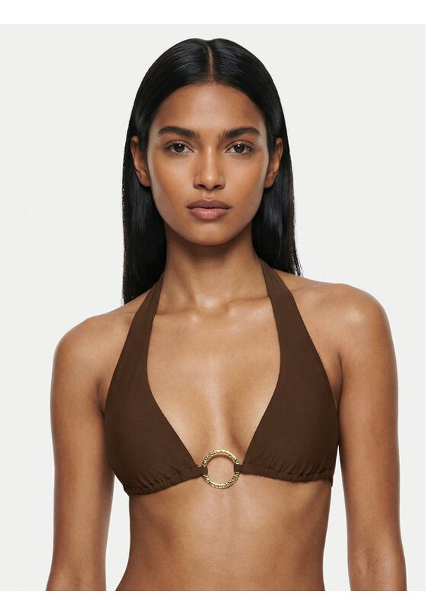 BARDOT - Bardot Góra od bikini Jayda Halter 60324TB Brązowy. Kolor: brązowy. Materiał: syntetyk